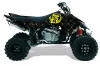 Suzuki LTR 450 ATV Graphic Kit - 2006-2009 Silver Star - Reloaded Yellow
