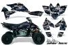 Suzuki LTR 450 ATV Graphic Kit - 2006-2009 Silver Star - Silverhaze Blue
