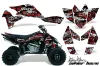 Suzuki LTR 450 ATV Graphic Kit - 2006-2009 Silver Star - Silverhaze Red