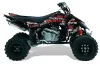 Suzuki LTR 450 ATV Graphic Kit - 2006-2009 Silver Star - Silverhaze Red