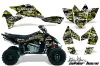 Suzuki LTR 450 ATV Graphic Kit - 2006-2009 Silver Star - Silverhaze Yellow