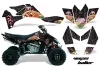 Suzuki LTR 450 ATV Graphic Kit - 2006-2009 Vegas Baller Black
