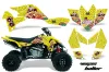 Suzuki LTR 450 ATV Graphic Kit - 2006-2009 Vegas Baller Yellow