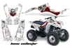 Suzuki LTZ 250 ATV Graphic Kit - 2004-2011 Bone Collector White