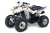 Suzuki LTZ 250 ATV Graphic Kit - 2004-2011 Ed Hardy - Love Kills White