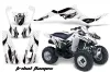 Suzuki LTZ 250 ATV Graphic Kit - 2004-2011 Tribal Flames Black