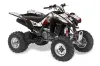 Suzuki LTZ 400 ATV Graphic Kit - 2003-2008 Bone Collector White