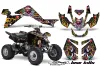 Suzuki LTZ 400 ATV Graphic Kit - 2009-2016 Ed Hardy - Love Kills Black