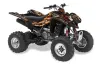 Suzuki LTZ 400 ATV Graphic Kit - 2003-2008 Firestorm Black