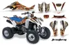 Suzuki LTZ 400 ATV Graphic Kit - 2003-2008 Firestorm White