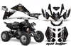 Suzuki LTZ 400 ATV Graphic Kit - 2009-2016 Mad Hatter Black