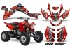 Suzuki LTZ 400 ATV Graphic Kit - 2009-2016 Mad Hatter Red