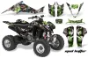 Suzuki LTZ 400 ATV Graphic Kit - 2003-2008 Mad Hatter Silver