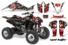 Suzuki LTZ 400 ATV Graphic Kit - 2003-2008 Mad Hatter Silver