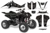 Suzuki LTZ 400 ATV Graphic Kit - 2003-2008 Reaper Black