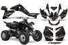Suzuki LTZ 400 ATV Graphic Kit - 2009-2016 Reaper Black