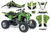Suzuki LTZ 400 ATV Graphic Kit - 2003-2008 Reaper Green