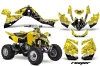 Suzuki LTZ 400 ATV Graphic Kit - 2009-2016 Reaper Yellow