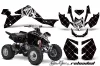 Suzuki LTZ 400 ATV Graphic Kit - 2009-2016 Silver Star - Reloaded Black