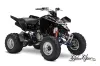 Suzuki LTZ 400 ATV Graphic Kit - 2009-2016 Silver Star - Reloaded Black