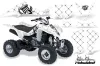 Suzuki LTZ 400 ATV Graphic Kit - 2003-2008 Silver Star - Reloaded Black