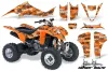Suzuki LTZ 400 ATV Graphic Kit - 2003-2008 Silver Star - Silverhaze Black