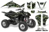 Suzuki LTZ 400 ATV Graphic Kit - 2003-2008 Silver Star - Silverhaze Green