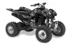 Suzuki LTZ 400 ATV Graphic Kit - 2003-2008 Skulls and Hammers White