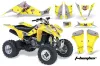 Suzuki LTZ 400 ATV Graphic Kit - 2003-2008 T Bomber Yellow