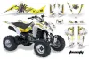Suzuki LTZ 400 ATV Graphic Kit - 2003-2008 Toxicity Yellow