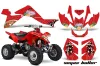 Suzuki LTZ 400 ATV Graphic Kit - 2009-2016 Vegas Baller Red