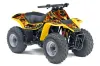 Suzuki QuadSport LT 80 ATV Graphic Kit - 1987-2006 Firestorm Yellow