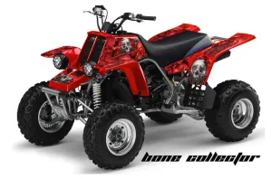 Yamaha Banshee 350 (Full Bore Plastics) ATV Graphic Kit - All Years Bone Collector Red