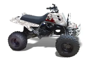 Yamaha Banshee 350 (Full Bore Plastics) ATV Graphic Kit - All Years Bone Collector White