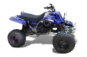 Yamaha Banshee 350 (Full Bore Plastics) ATV Graphic Kit - All Years Carbon X Blue