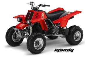 Yamaha Banshee 350 (Full Bore Plastics) ATV Graphic Kit - All Years Mandy Red