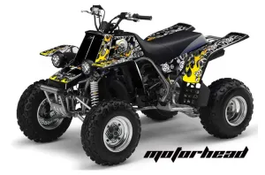 Yamaha Banshee 350 (Full Bore Plastics) ATV Graphic Kit - All Years Motorhead Black