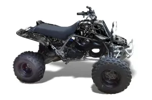 Yamaha Banshee 350 (Full Bore Plastics) ATV Graphic Kit - All Years Reaper Black