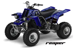Yamaha Banshee 350 (Full Bore Plastics) ATV Graphic Kit - All Years Reaper Blue