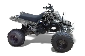 Yamaha Banshee 350 (Full Bore Plastics) ATV Graphic Kit - All Years Reaper Silver