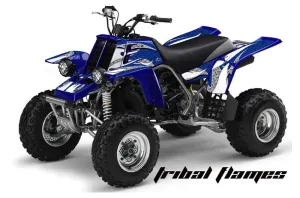 Yamaha Banshee 350 (Full Bore Plastics) ATV Graphic Kit - All Years Tribal Flames White