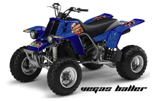 Yamaha Banshee 350 (Full Bore Plastics) ATV Graphic Kit - All Years Vegas Baller Blue
