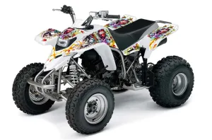 Yamaha Blaster YFS200 ATV Graphic Kit - 1988-2001 Ed Hardy - Love Kills White