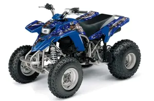 Yamaha Blaster YFS200 ATV Graphic Kit - 1988-2001 Mad Hatter Blue