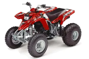 Yamaha Blaster YFS200 ATV Graphic Kit - 1988-2001 Mad Hatter Red