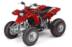 Yamaha Blaster YFS200 ATV Graphic Kit - 1988-2001 Reaper Red