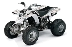 Yamaha Blaster YFS200 ATV Graphic Kit - 1988-2001 Reaper White