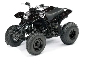 Yamaha Blaster YFS200 ATV Graphic Kit - 1988-2001 Silver Star - Reloaded Black