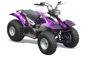 Yamaha Breeze 125 ATV Graphic Kit - 1989-2007 Carbon X Purple