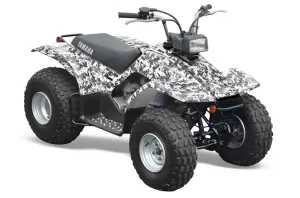 Yamaha Breeze 125 ATV Graphic Kit - 1989-2007 Digi Camo White